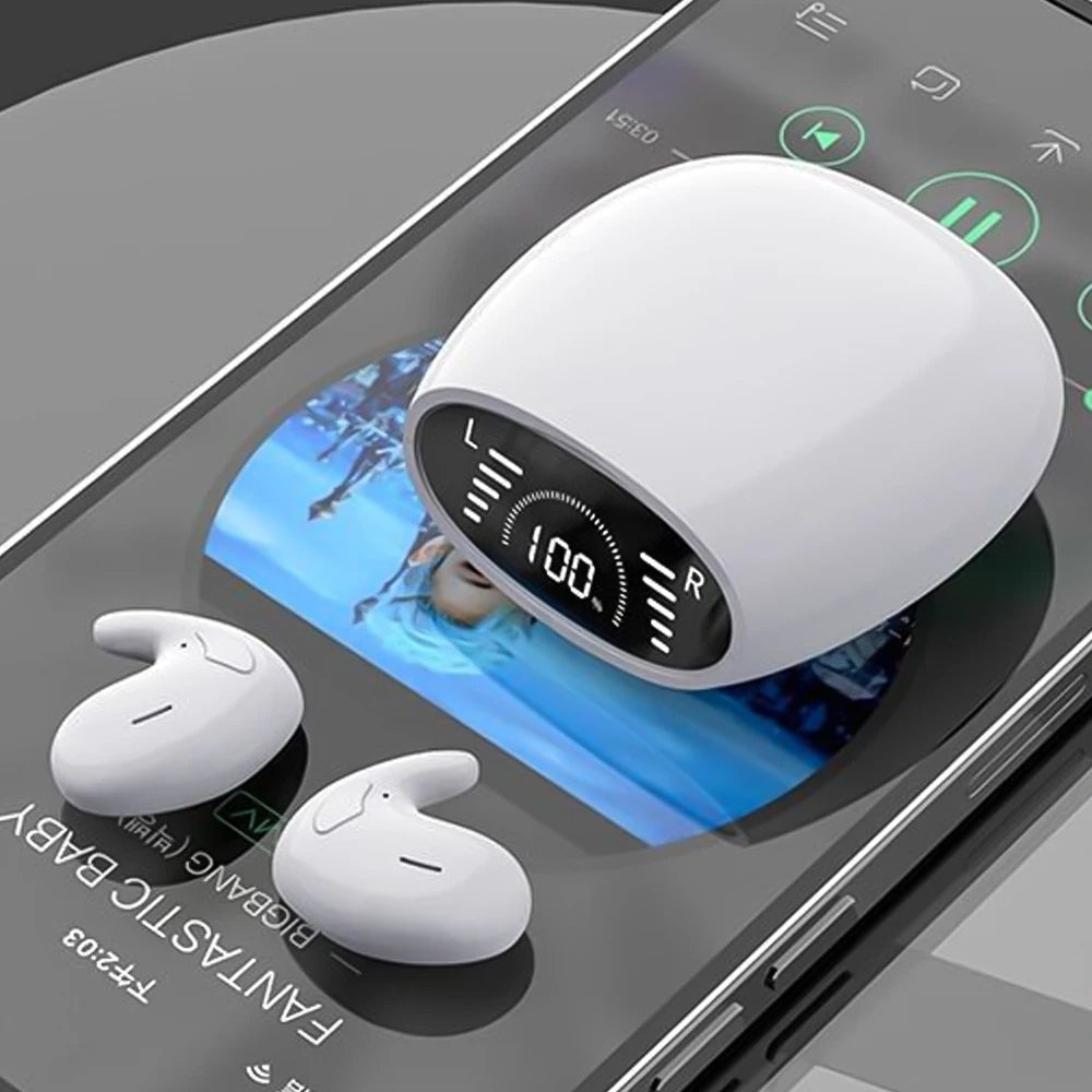 SHUKE Ultra-Thin Sleep Headphones Bluetooth 5.3 Earbuds
