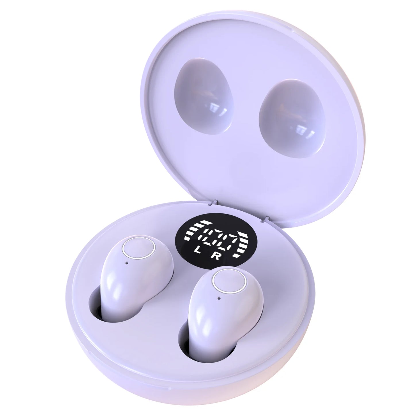 Ultra Small Invisible Sleeping Earbuds Wireless Bluetooth Earphones, Bass HIFI Music, Suitable For Casual Sports, Work, Classroom, Comfortable Wearing Noise Cancelling Headphones, Birthday Gift For Male And Female Couples And