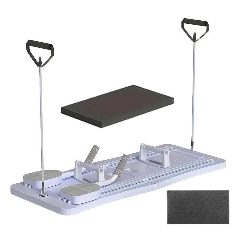 Multifunctional Pilates Reformer Set With Abdominal Exercise Board