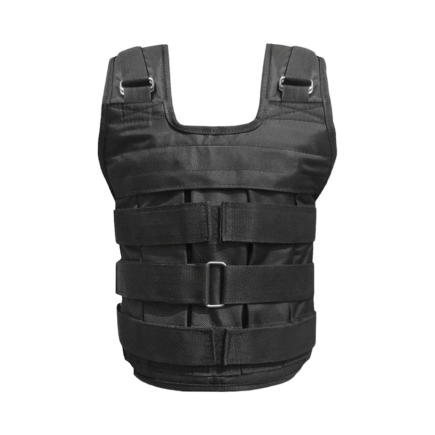 Adjustable Weighted Vest Shell Only 2.2-110lbs, Workout Vest for Progressive Overload Training, Empty Shell Fitness Gear for Runners Athletes