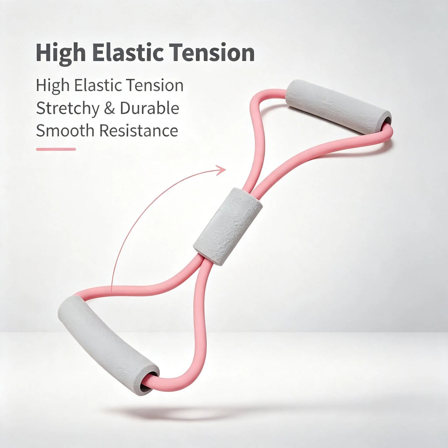 Posture Correction Hunchback Relief Back Toning Shoulder Opening Body Shaping Figure 8 Resistance Band, Soft Non-Slip Grip Durable High-Elastic Band for Home Gym Yoga Office Stretching, for Women Men Beginners Back Stretcher
