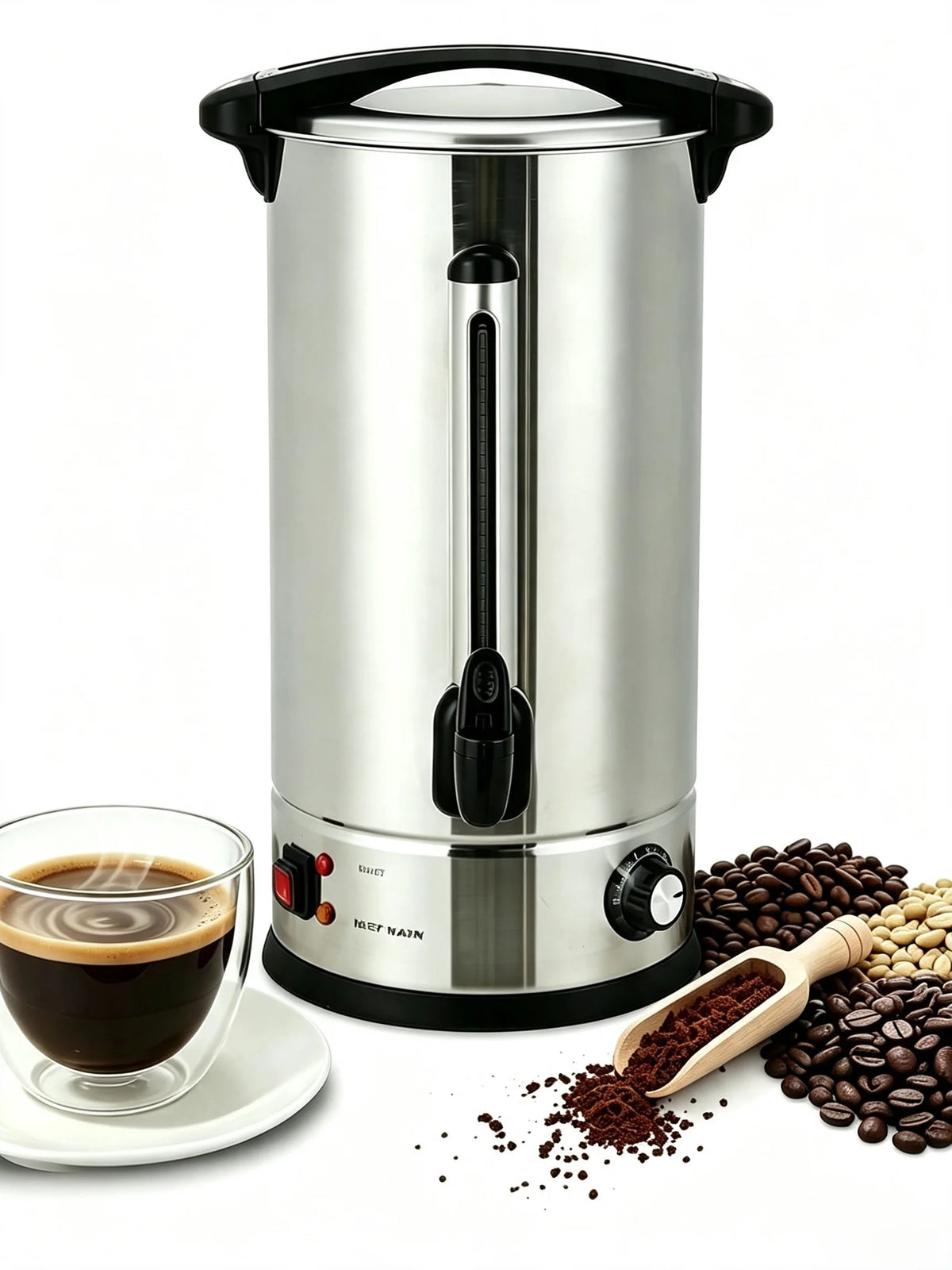 Tacleekii Commercial Coffee Urn Fast Brew Warm Beverage Dispenser