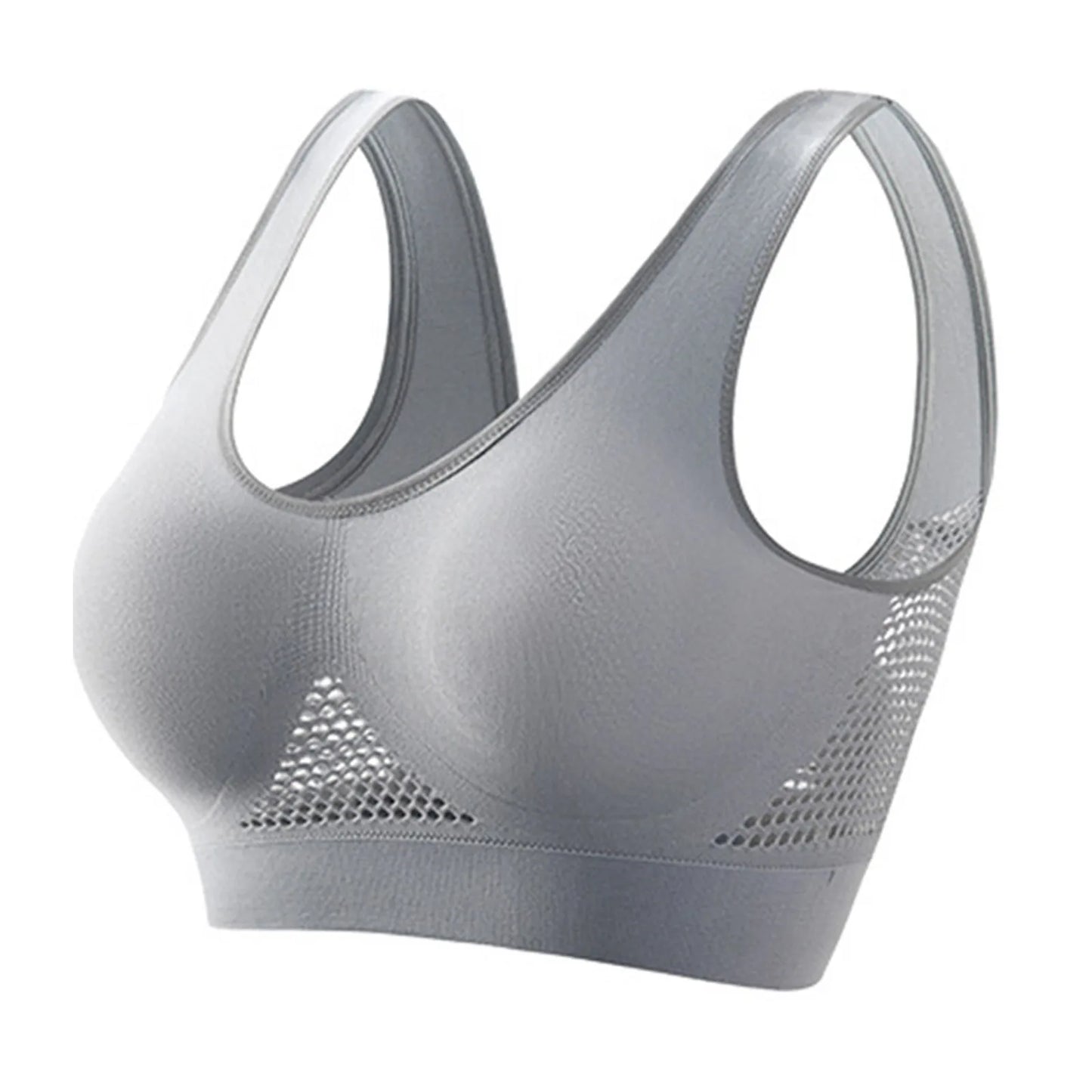 Womens Running Sports Bra Shockproof Soft Support Yoga Vest