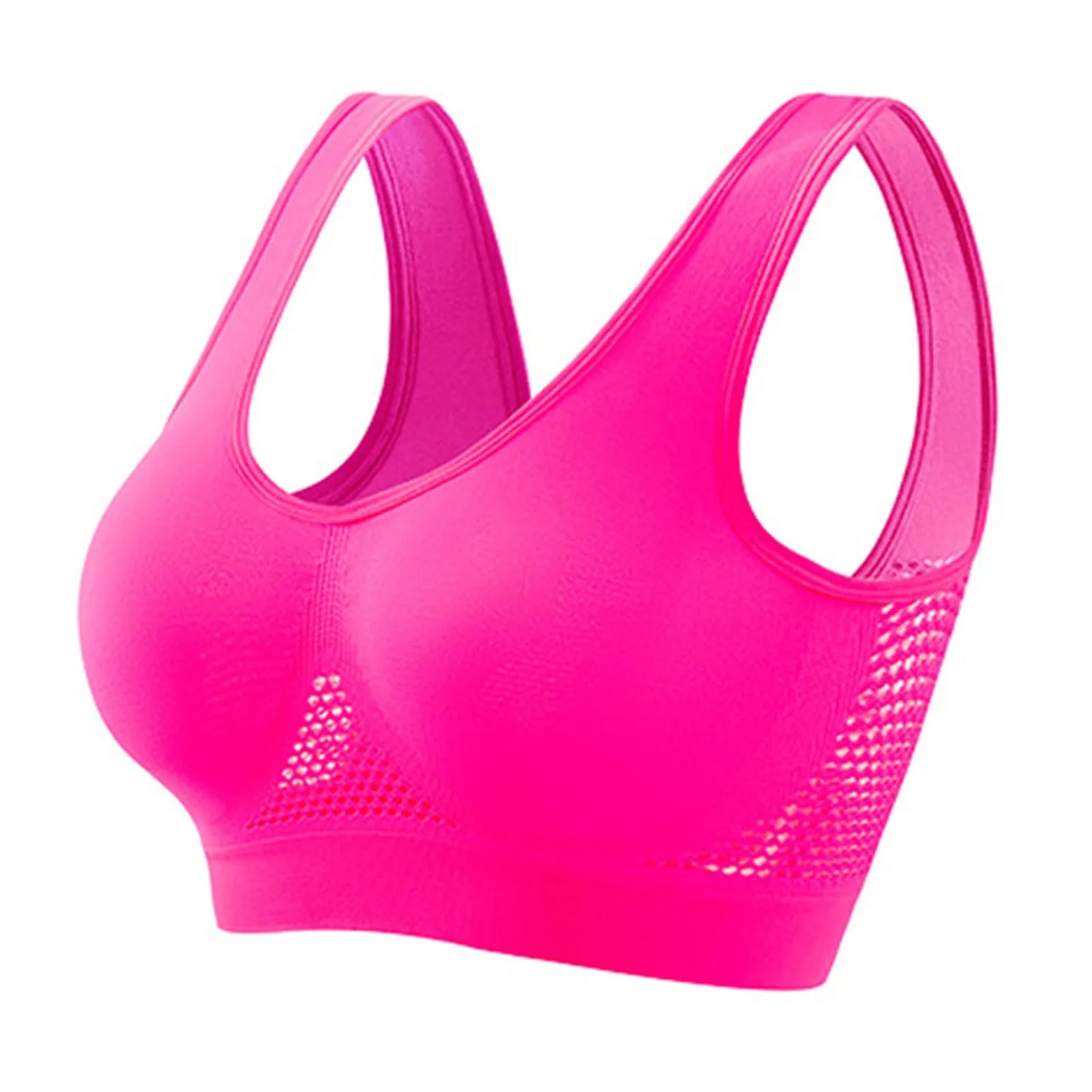Womens Running Sports Bra Shockproof Soft Support Yoga Vest