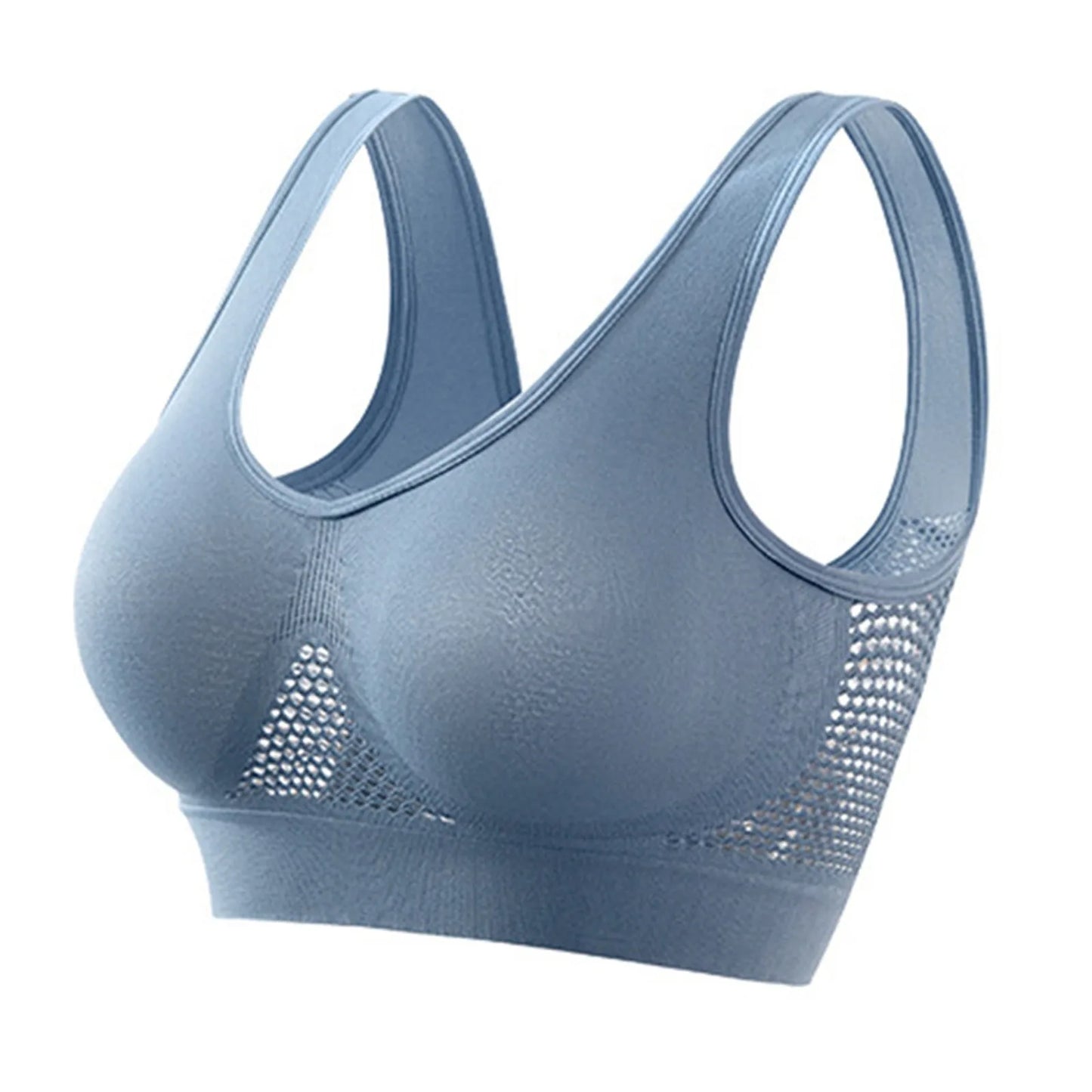 Womens Running Sports Bra Shockproof Soft Support Yoga Vest