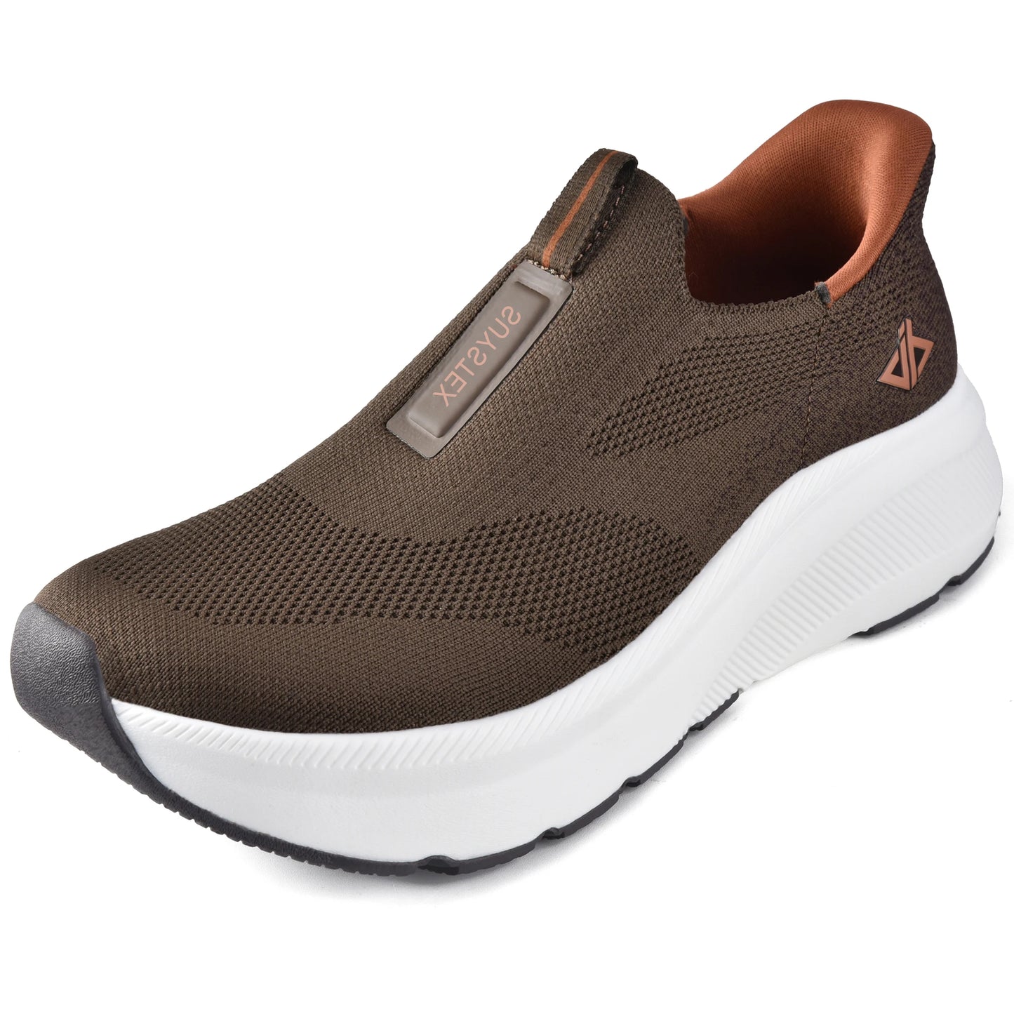 Men's Slip-On Walking Shoes With Arch Support Cushioned Zero Drop