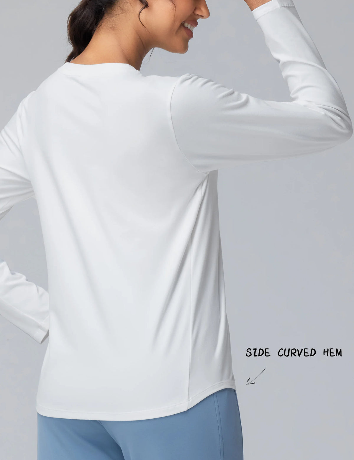 THE GYM PEOPLE Women's Long Sleeve Sun Protection Workout Shirt