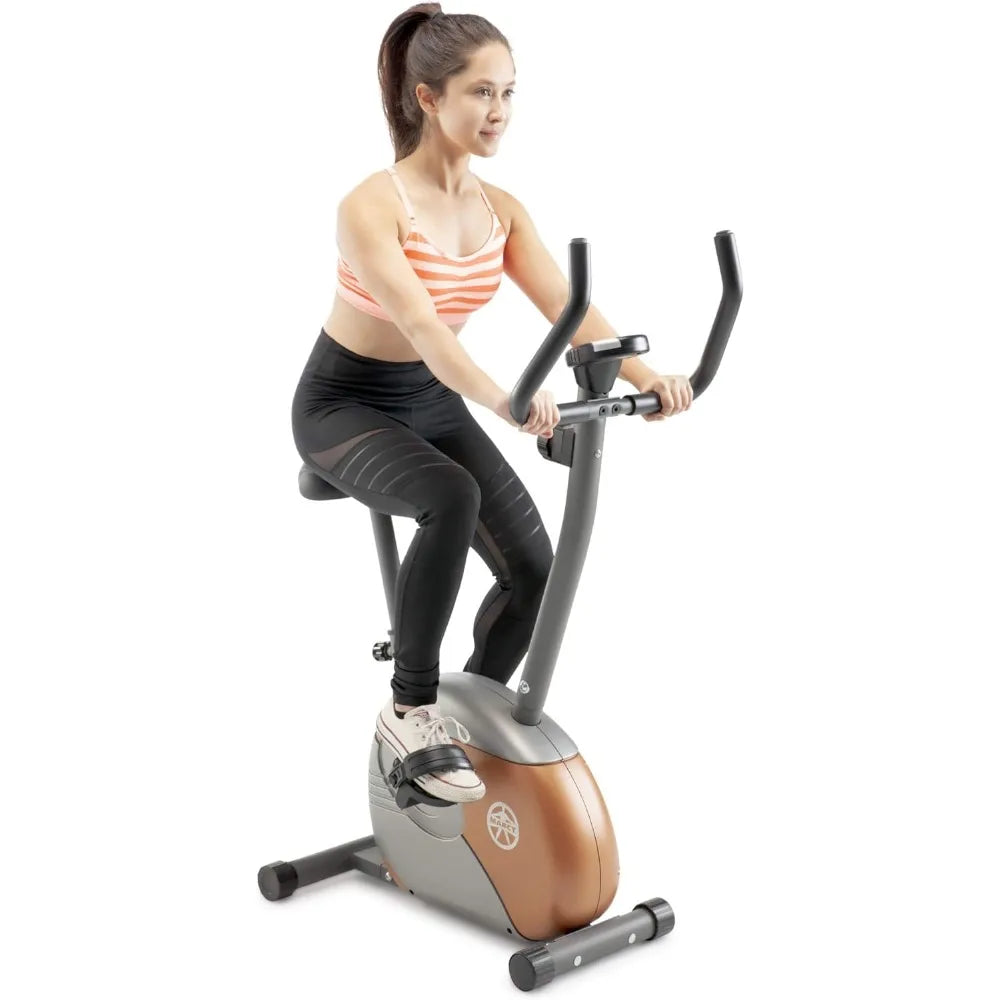 Marcy Home Fitness Personal Exercise Bike with Adjustable Magnetic Resistance for Cardio Workout and Cycle Training