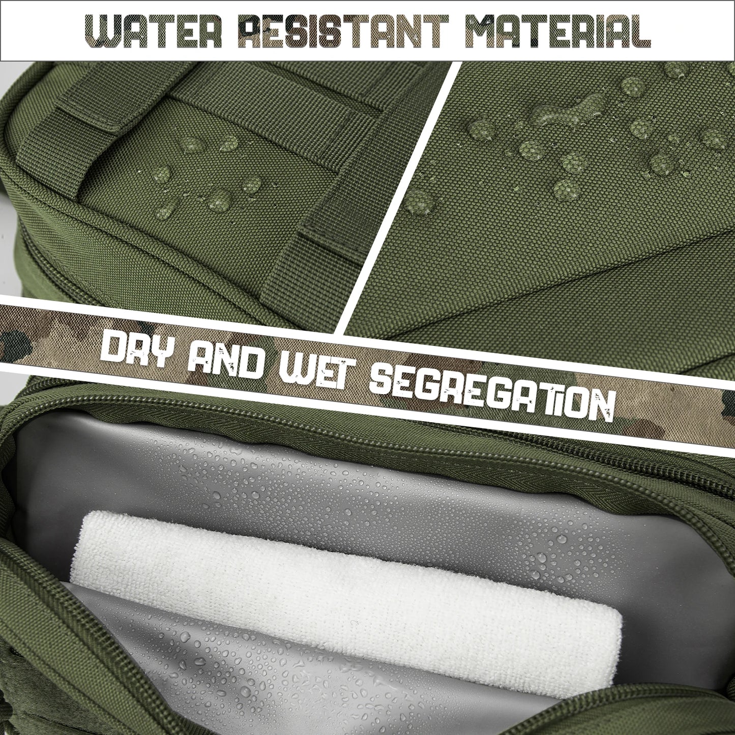 ReFire Gear Tactical Toiletry Bag for Men and Travel Kit