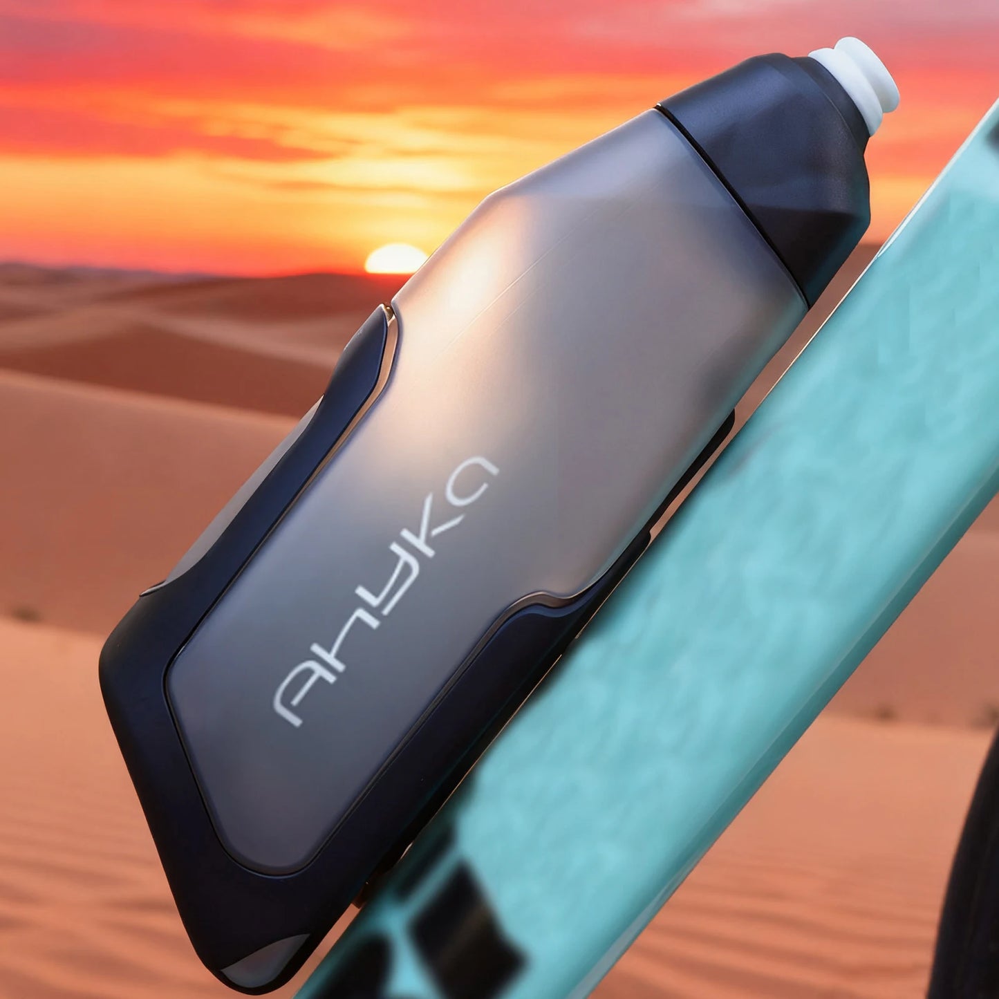 Aerodynamic Bicycle Water Bottle With Down Tube Mount