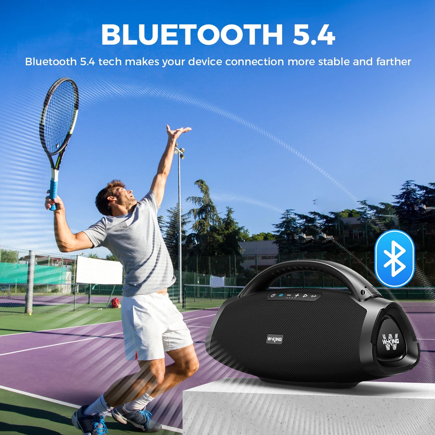 W-King X20 200W Portable Bluetooth Speaker IPX7 Waterproof