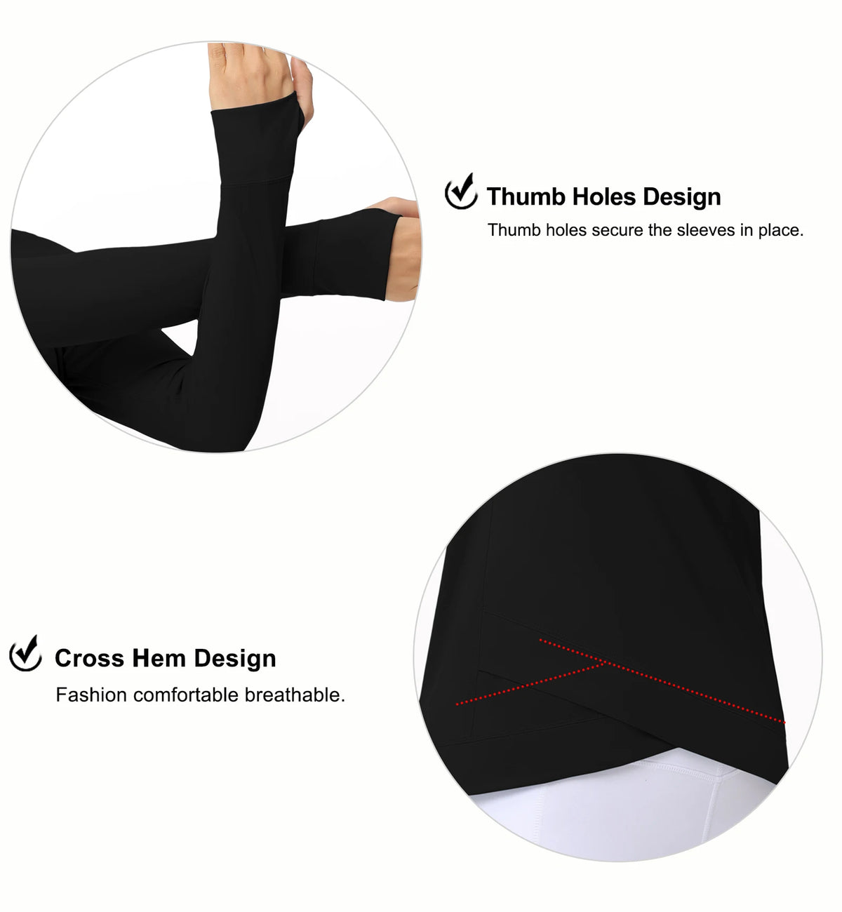 THE GYM PEOPLE Women's Long Sleeve Compression Workout Yoga Shirt