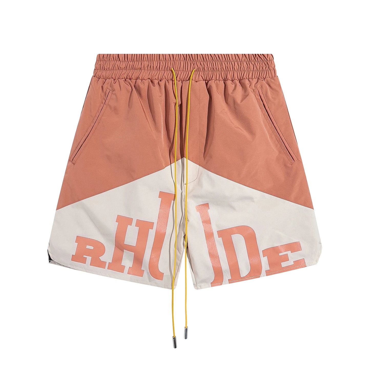 2026 Rhude High Street Trend Casual Shorts Men Woman Letter Print Loose Breathable Light Quick Drying Rhude Sports Shorts