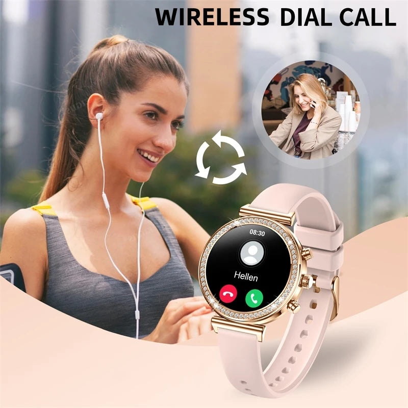 INNOFOVO Ladies Smartwatch With Calls And Message Push