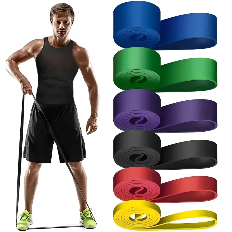 TPE Elastic Resistance Band Set For Full Body Strength Training And Yoga