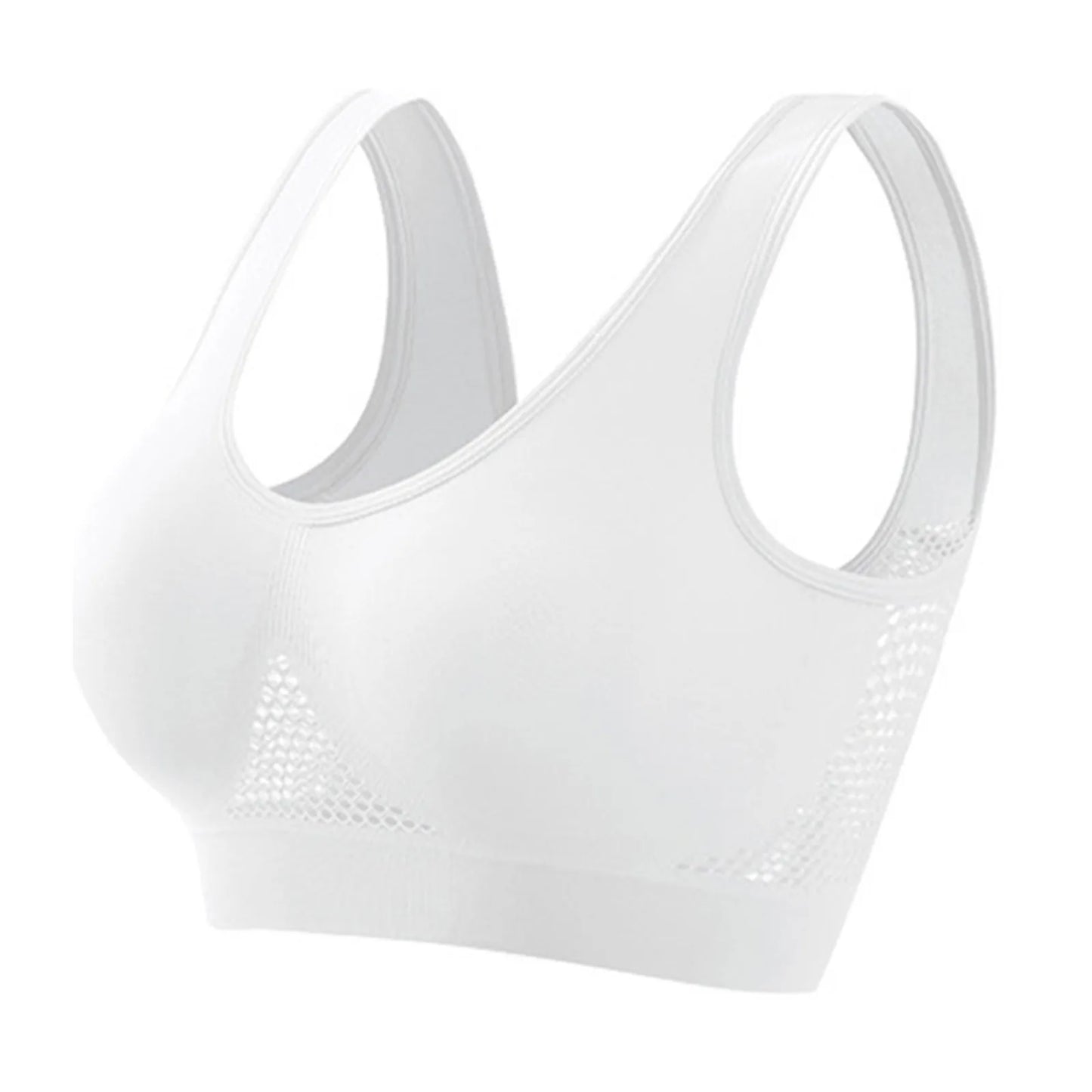 Womens Running Sports Bra Shockproof Soft Support Yoga Vest