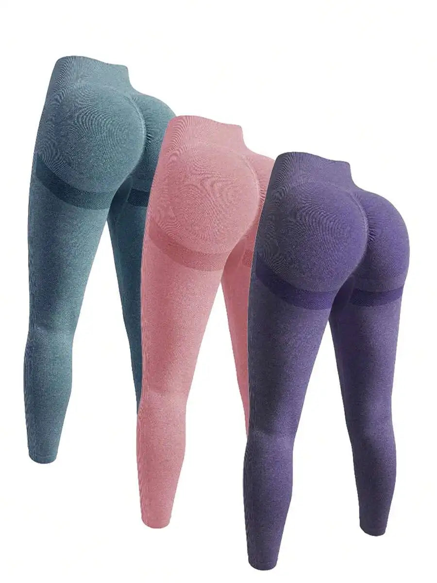 Seamless Yoga Leggings High Waist Soft Stretch Pants