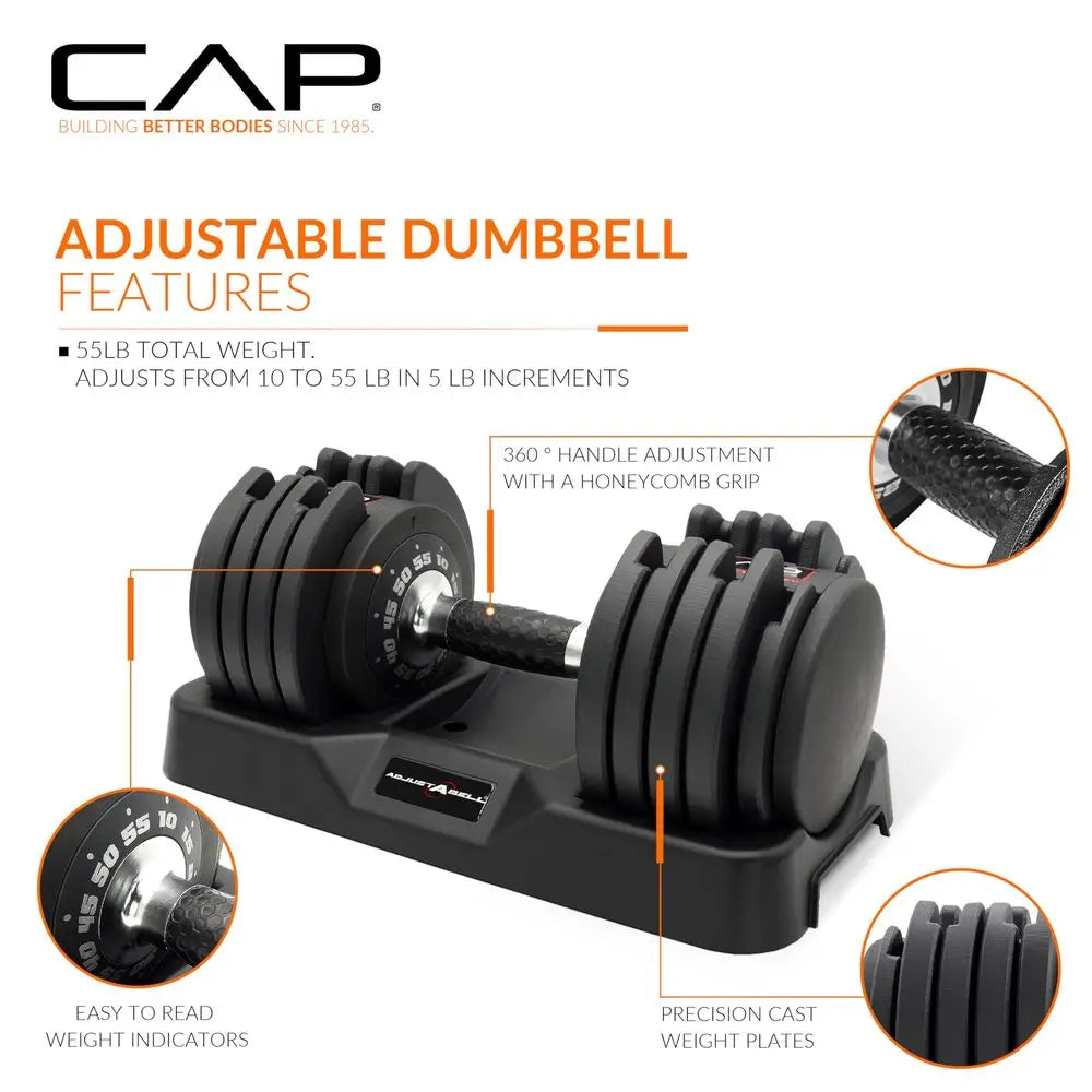 YTYIN Adjustable Dumbbell Weights Set With Multiple Handle Options