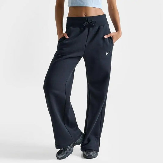 Nike Women's High-Waisted Wide-Leg Breathable Sweatpants for Yoga Fitness Outdoor Casual Sports Wear