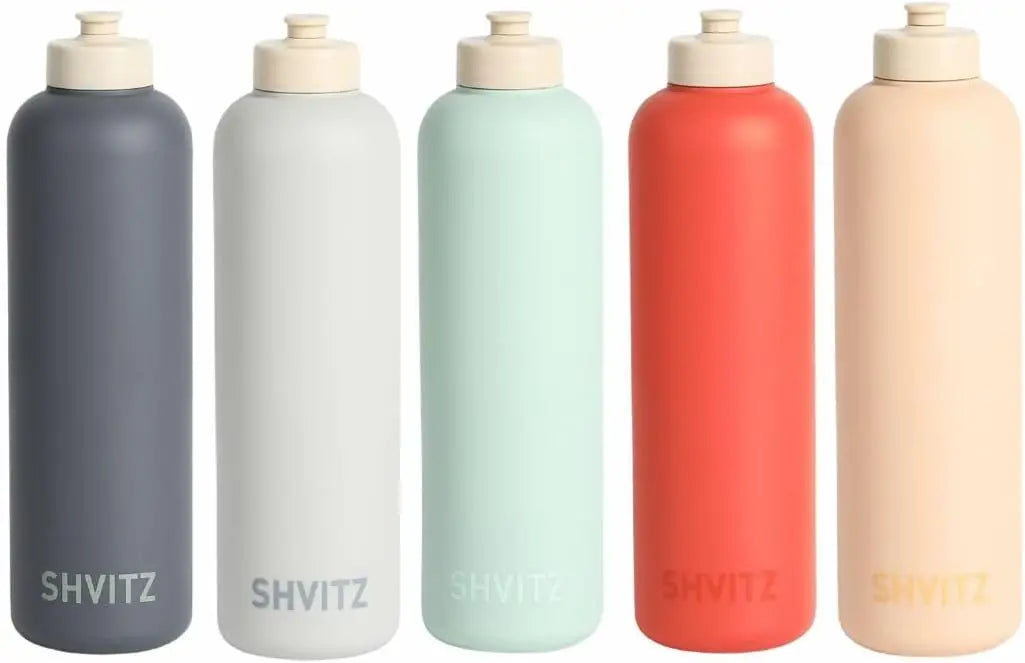 24oz Sports Water Bottle - Soft-Touch Squeeze Body, One-Hand Spout, Lightweight & Leak-Proof - BPA-Free Hydration Bottle for Gym