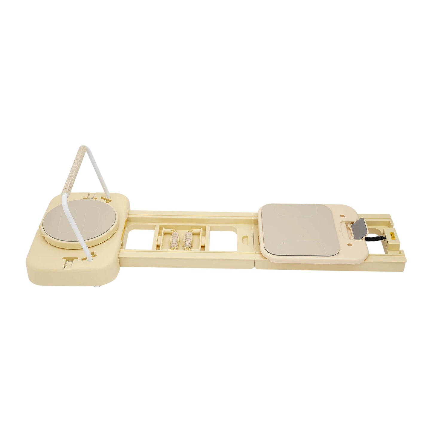 Foldable Pilates Board With Resistance Bands And Push Up Handles