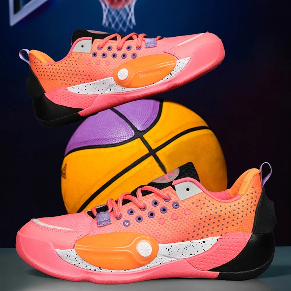 2026 New Men Basketball Sneakers Non Slip Basketball Training Shoes Wear-Resisting Outdoor Sneakers Women Sports Basketball Shoe