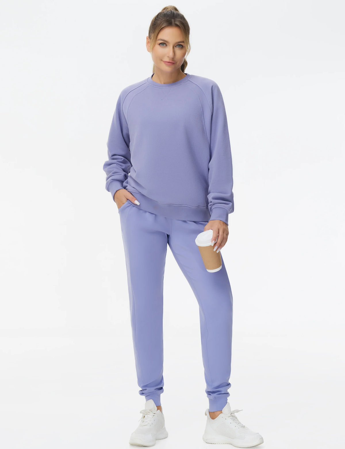 THE GYM PEOPLE Women's Drawstring Workout Joggers With Pockets