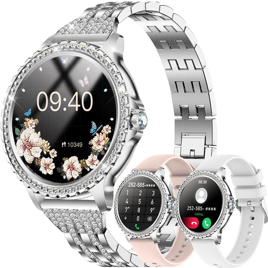INNOFOVO Women Smart Watch With Wireless Calls And Music