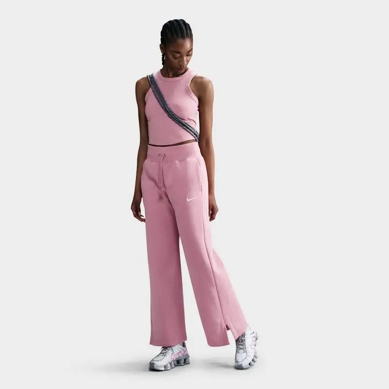 Nike Women's High-Waisted Wide-Leg Breathable Sweatpants for Yoga Fitness Outdoor Casual Sports Wear