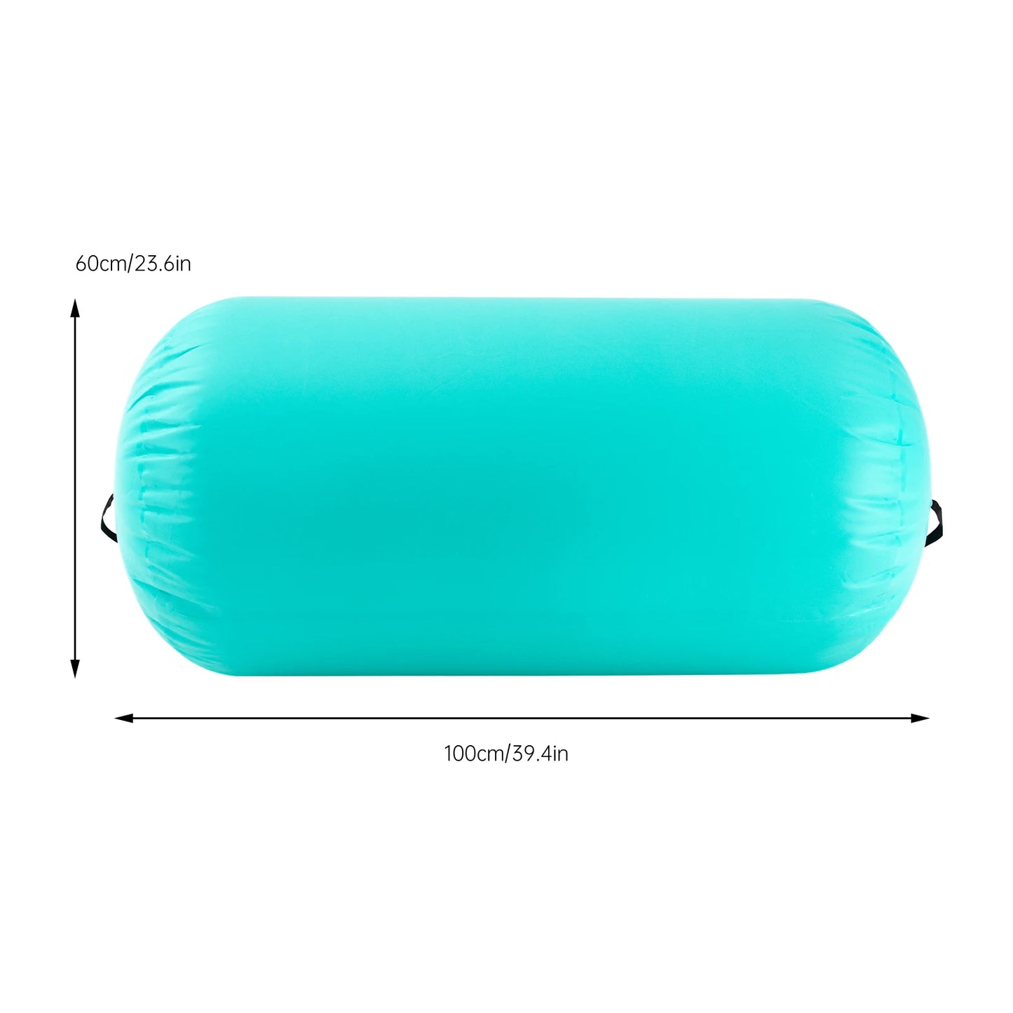 Gymnastics Air Roller, Inflatable Yoga Roller Balance Trainer with 600W Pump for Core Strength Yoga Gymnastics 39.4x23.6 inch