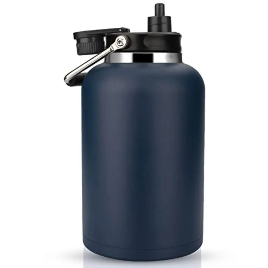 Double Wall Vacuum Insulated Sports Water Bottle Keeps Cold for 48 Hours