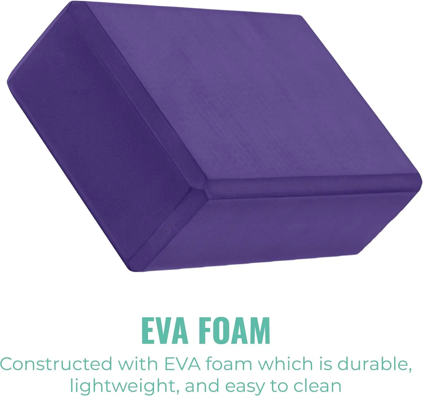 Yoga, Pilates, Workout - EVA Foam Yoga Blocks, 10 Pack, Firm and Supportive, 3\