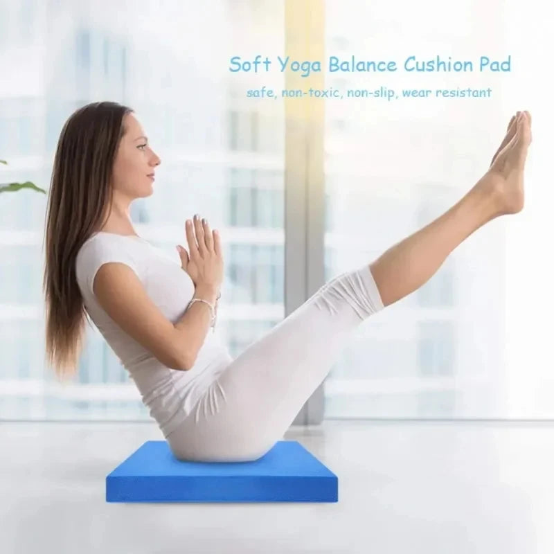 TPE Balance Pad High Rebound Cushion For Yoga Pilates Therapy