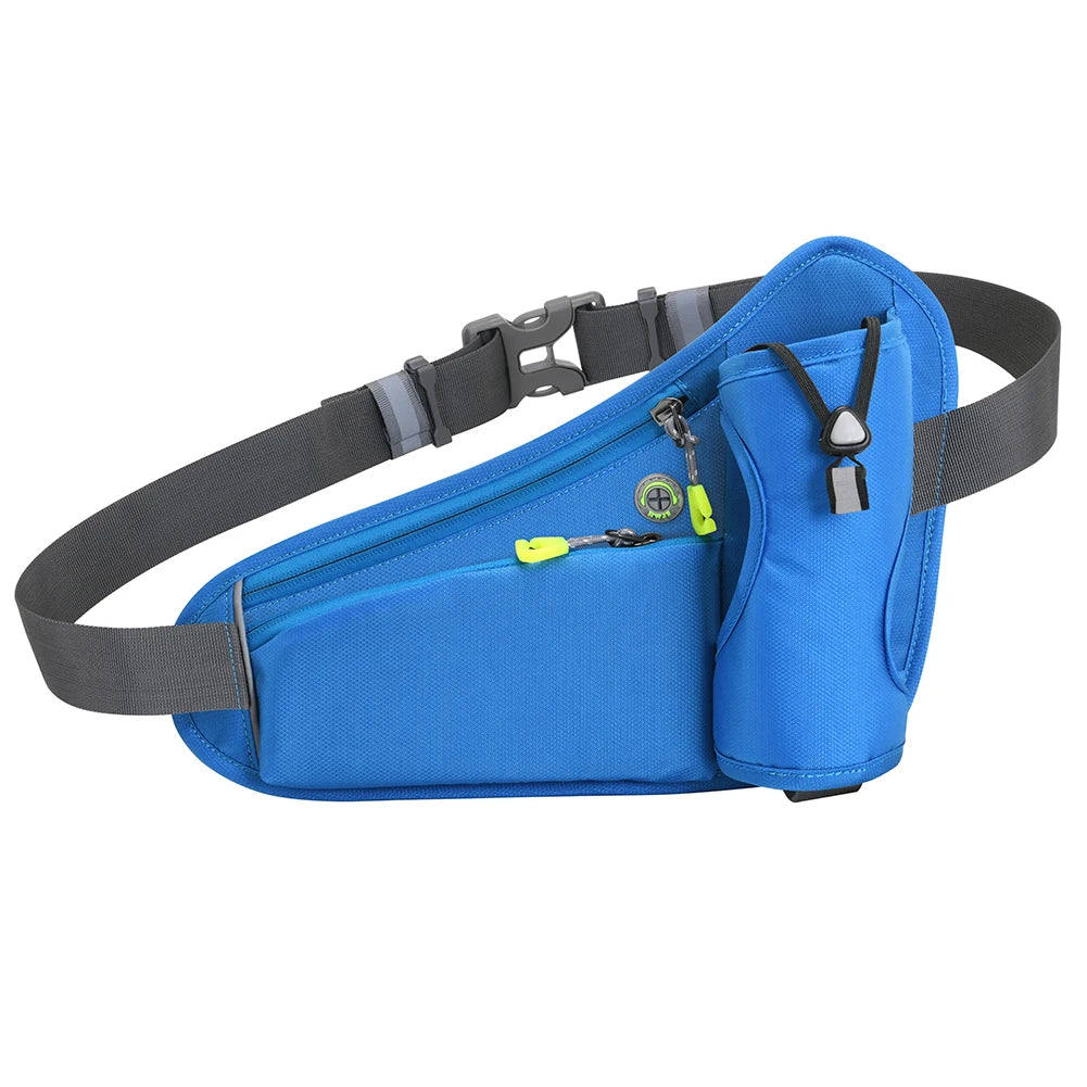 MOJOYCE Hydration Belt Pack Reflective Running Waist Bag Large Capacity
