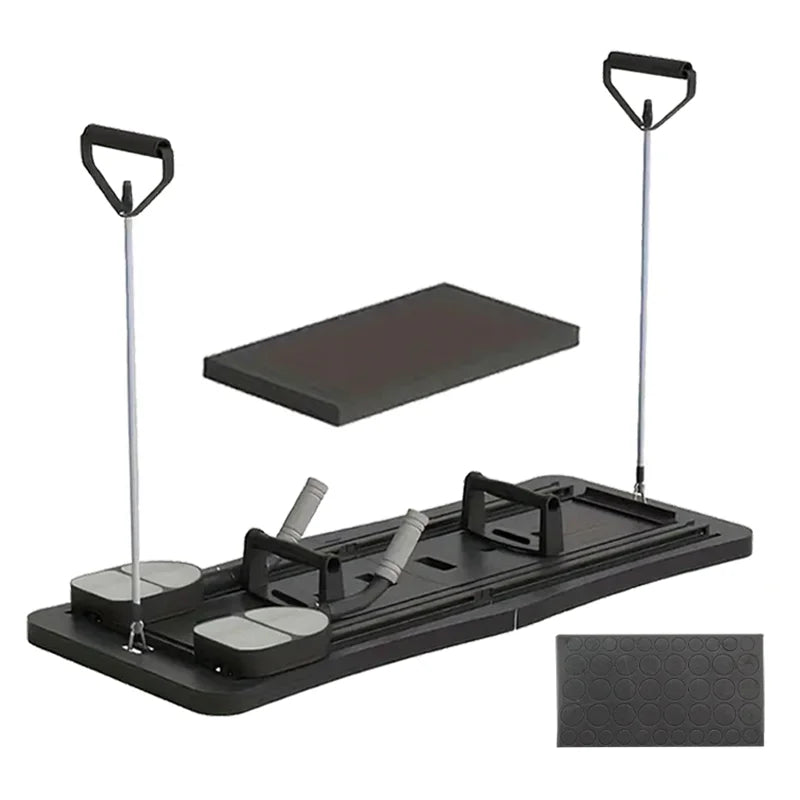Multifunctional Pilates Reformer Set With Abdominal Exercise Board