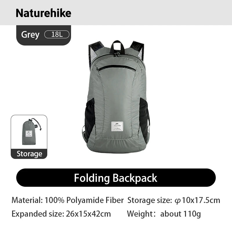 Naturehike Ultra Lightweight Nylon Camping Backpack For Outdoor Travel