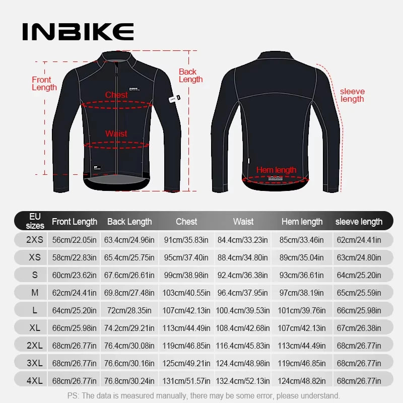 INBIKE Men's Thermal Windproof Soft Shell Cycling Jacket