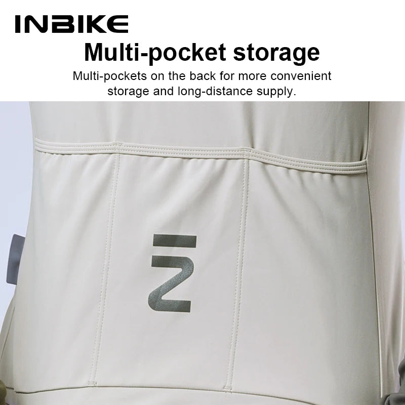 INBIKE Winter Fleece Cycling Jersey and Padded Bib Pants Set