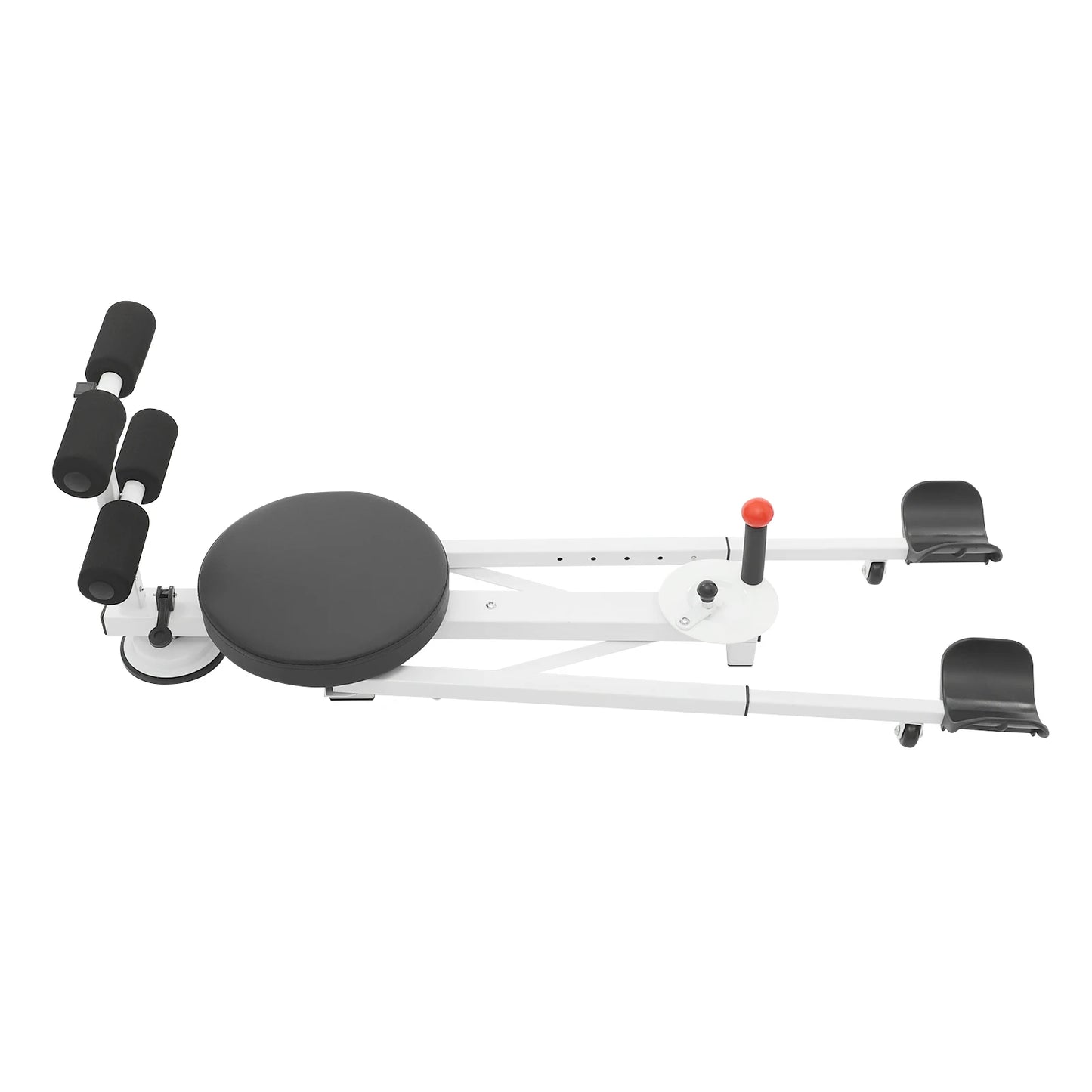 Foldable Leg Stretcher for Splits Yoga Dance, Adjustable 0-180° Opening Angle with 5 Telescopic Levels, Ergonomic Backrest & Suction Cup Base for Home Gym Flexibility