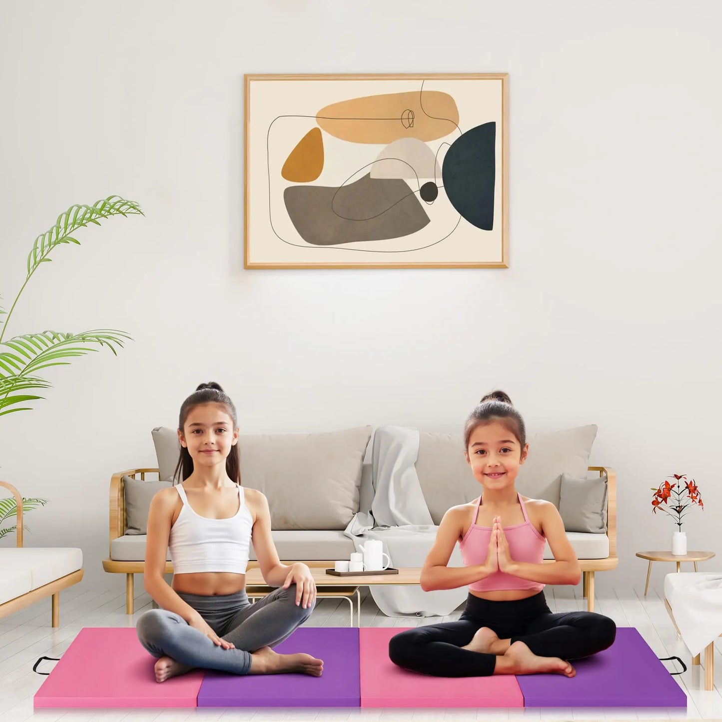 HiMISS Gymnastics Tumbling Mats For Home Gym And Training