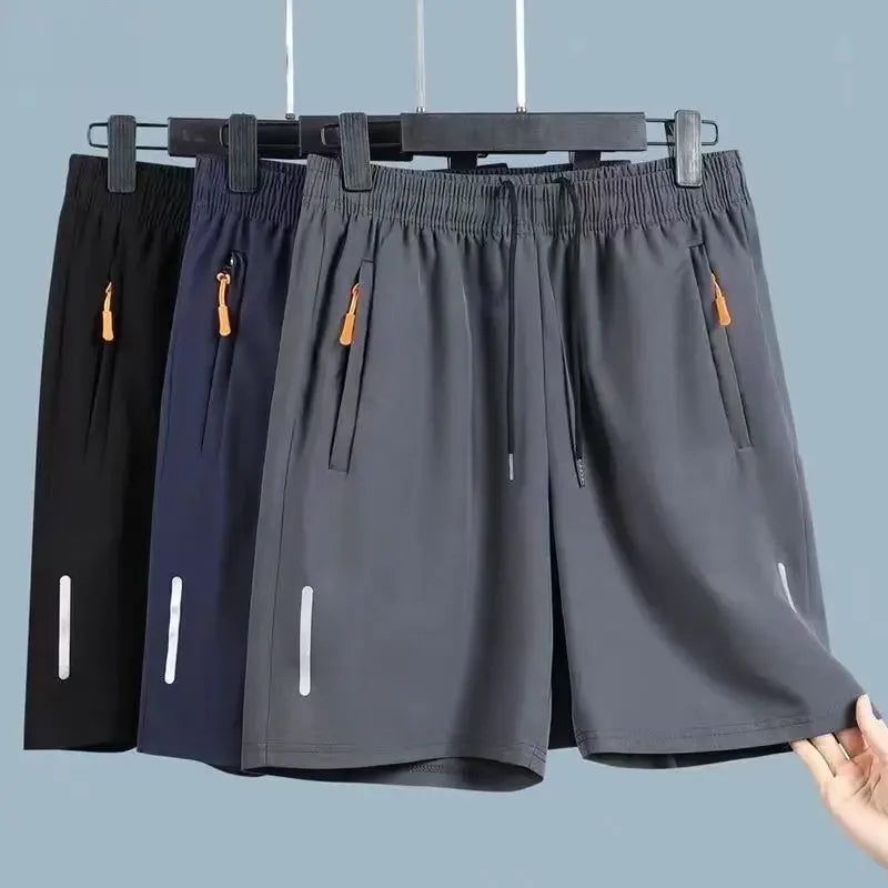 Ice Silk Quick Dry Running Shorts Breathable Summer Athletic Fitness