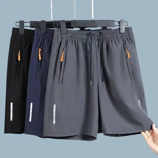 Ice Silk Quick Dry Running Shorts Breathable Summer Athletic Fitness