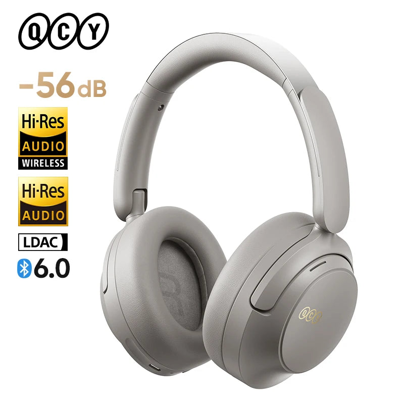 QCY BH25H3SA Wireless Adaptive ANC Over Ear Headphones LDAC
