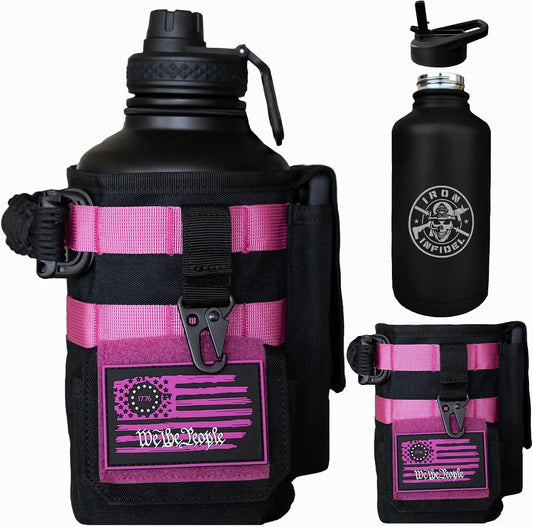 Stainless Steel Insulated Water Bottle With Handle And Sleeve