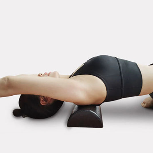 MOJOYCE Half Round Foam Roller For Muscle Massage And Recovery