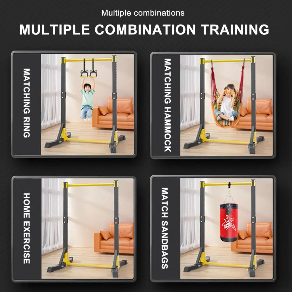 Pull Up Station Pull-up Bar Station Free Standing Pull Up Bar for Home Gym Pull Up Stand Station 400LBS with 11 Gears Adjustment