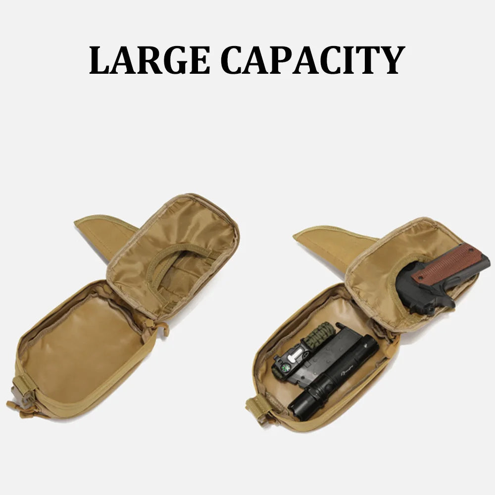 Outdoor MOLLE Tactical Waist Bag Nylon Multisport For Hiking And More