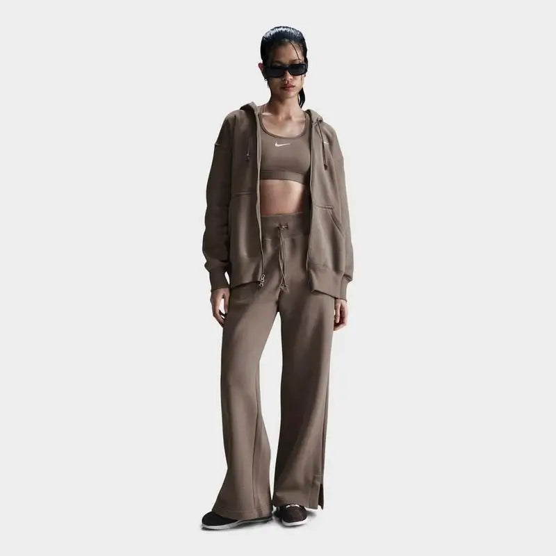 Nike Women's High-Waisted Wide-Leg Breathable Sweatpants for Yoga Fitness Outdoor Casual Sports Wear