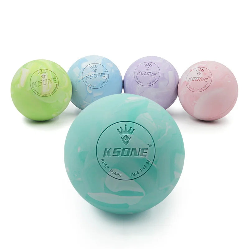 Yoga Massage Ball Fascia Ball Solid Rubber Ball Mixed Color Muscle Relaxation Ball For Muscle Recovery