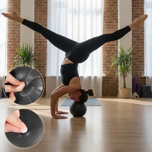 20 Pack 9 Inch Mini Pilates Balls with Pump & Inflation Tubes Bulk Yoga Exercise Balls for Barre
